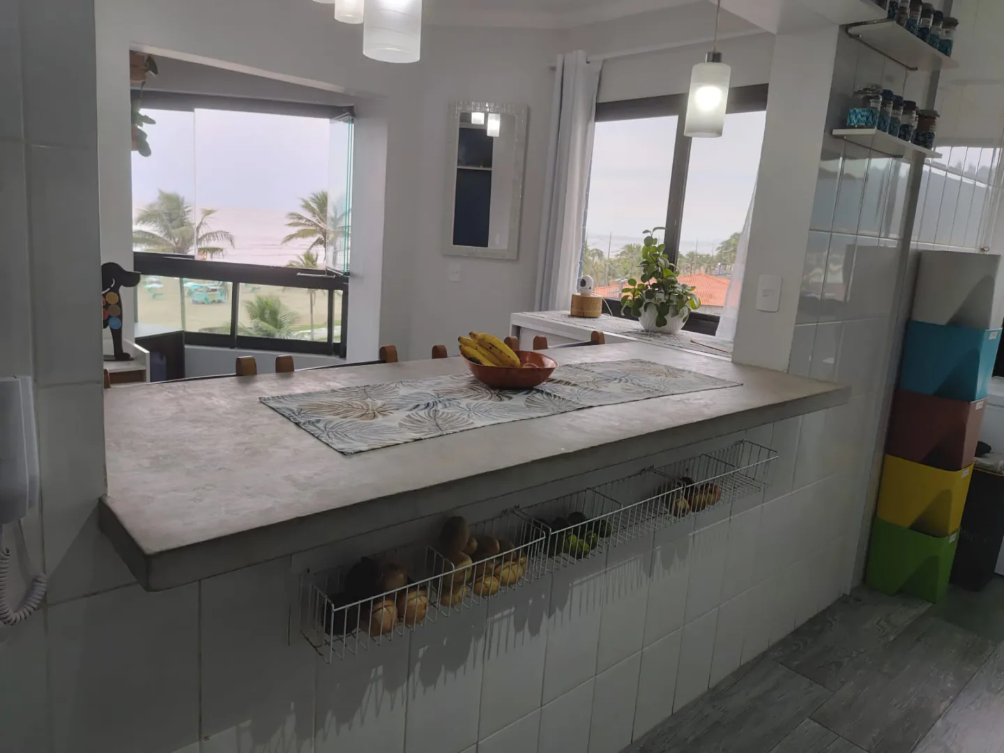 apartamento excelente com vista mar jd real